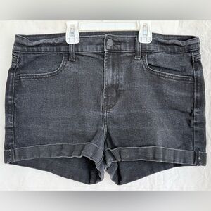 Old Navy Women's Mid-Rise Black Jean Shorts